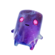 Galaxy Ghost Sprite